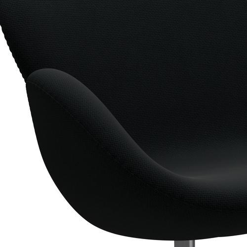 [product_category]-Fritz Hansen Swan Sofa 2 Seater, Satin Brushed Aluminium/Diablo Black-Fritz Hansen-3321-DIA100-SPAL-FRI-7