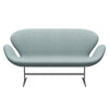 Fritz Hansen Svanesofa 2-personere, Silver Grey/Divina MD Mint