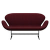 Fritz Hansen Svanesofa 2-personere, Warm Graphite/Divina Aubergine (671)