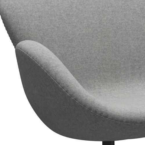 [product_category]-Fritz Hansen Swan Sofa 2 Seater, Warm Graphite/Divina Melange Light Grey-Fritz Hansen-3321-DIM120-WGBASE-FRI-7