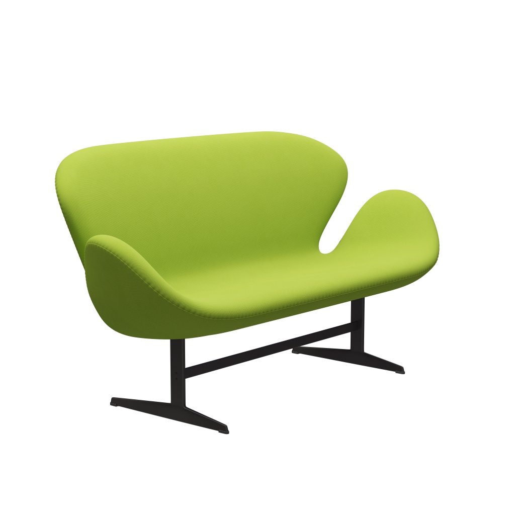 [product_category]-Fritz Hansen Swan Sofa 2 Seater, Warm Graphite/Fame Neon Green-Fritz Hansen-3321-F68144-WGBASE-FRI-2