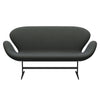 Fritz Hansen Svanesofa 2-Personers, Warm Graphite/Sunniva Navy/Olive