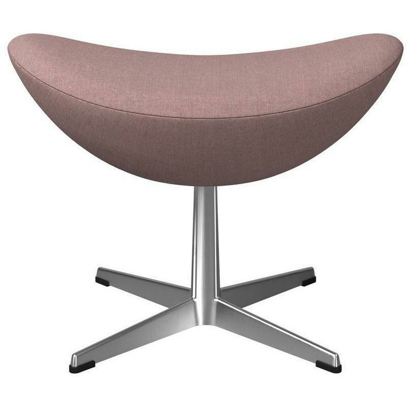 [product_category]-Fritz Hansen The Egg Lounge Chair With Footstool Fabric, Re Wool Pale Rose-Fritz Hansen-3316+3127-Alu-Re-Wool-648-FRI-2