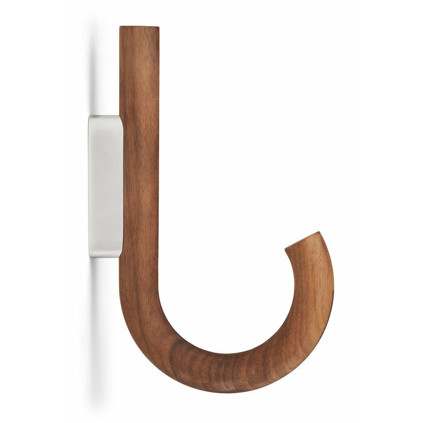 [product_category]-Gejst Hook, Walnut/Chrome-Gejst-5712731102377-10237-GEJ-1