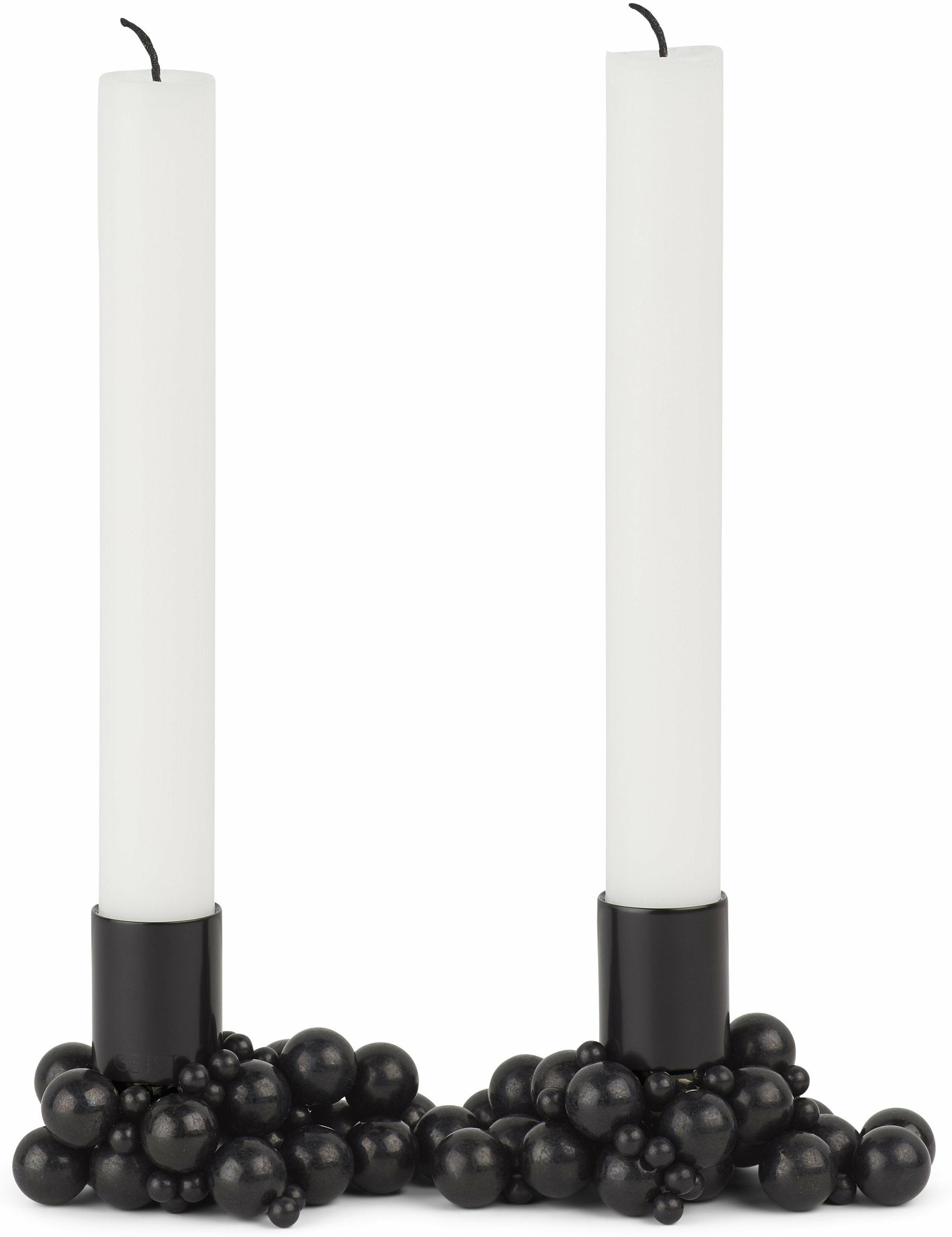 [product_category]-Gejst Molekyl Candle Holder Black 2pcs, 3,3cm-Gejst-5712731100212-10021-GEJ-1