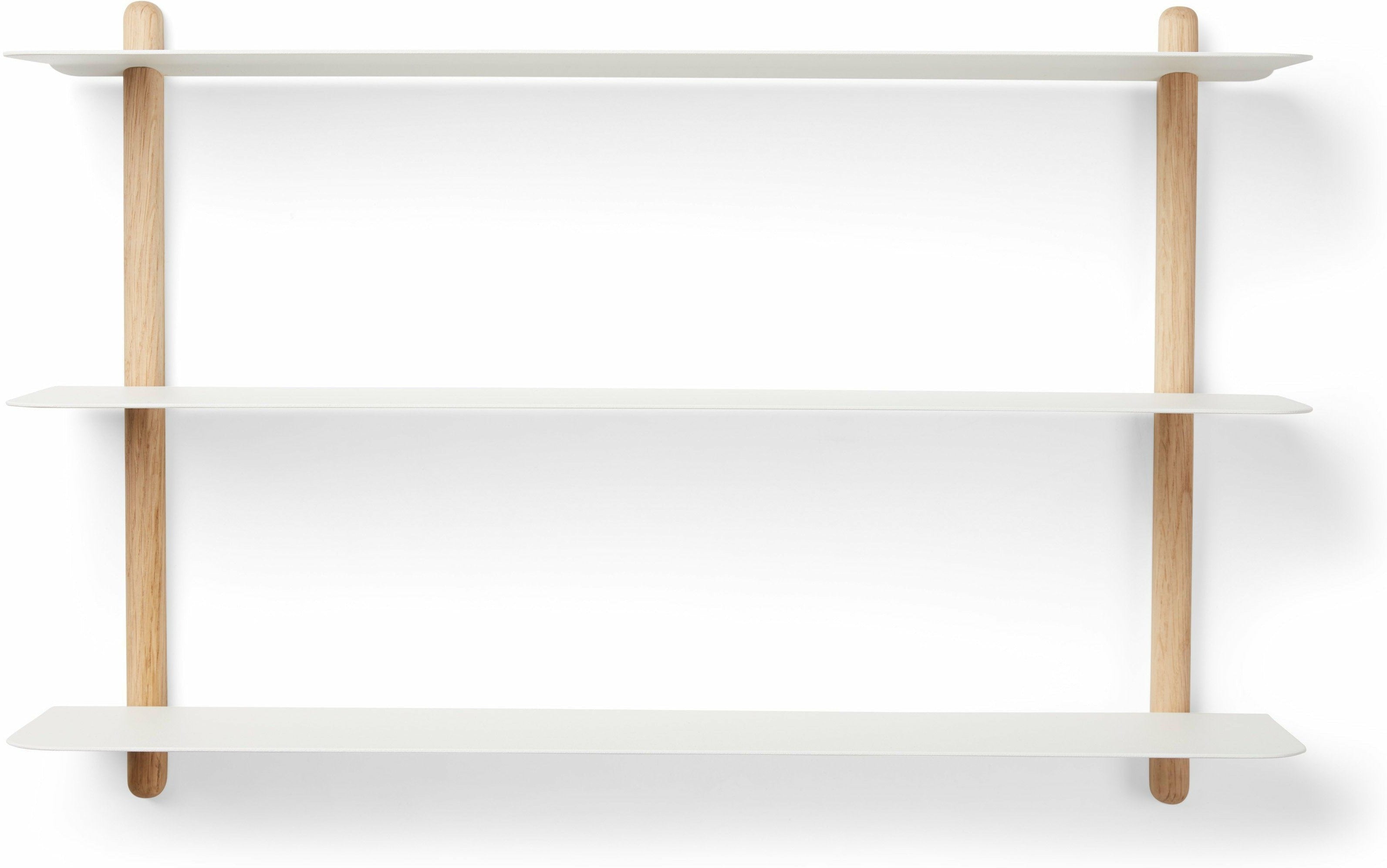 [product_category]-Gejst Nivo Shelf A Light Oak/White, 42cm-Gejst-5712731201018-20101-GEJ-1