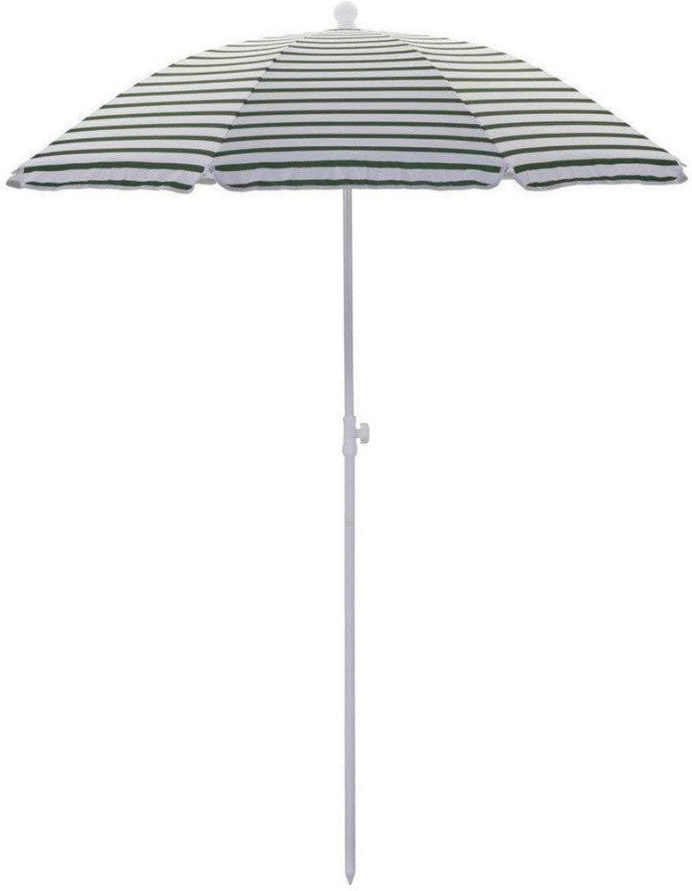 [product_category]-House Doctor Beach/Garden umbrella, HDOktogon, Green/White-House Doctor-5707644838192-204050001-HOU-1