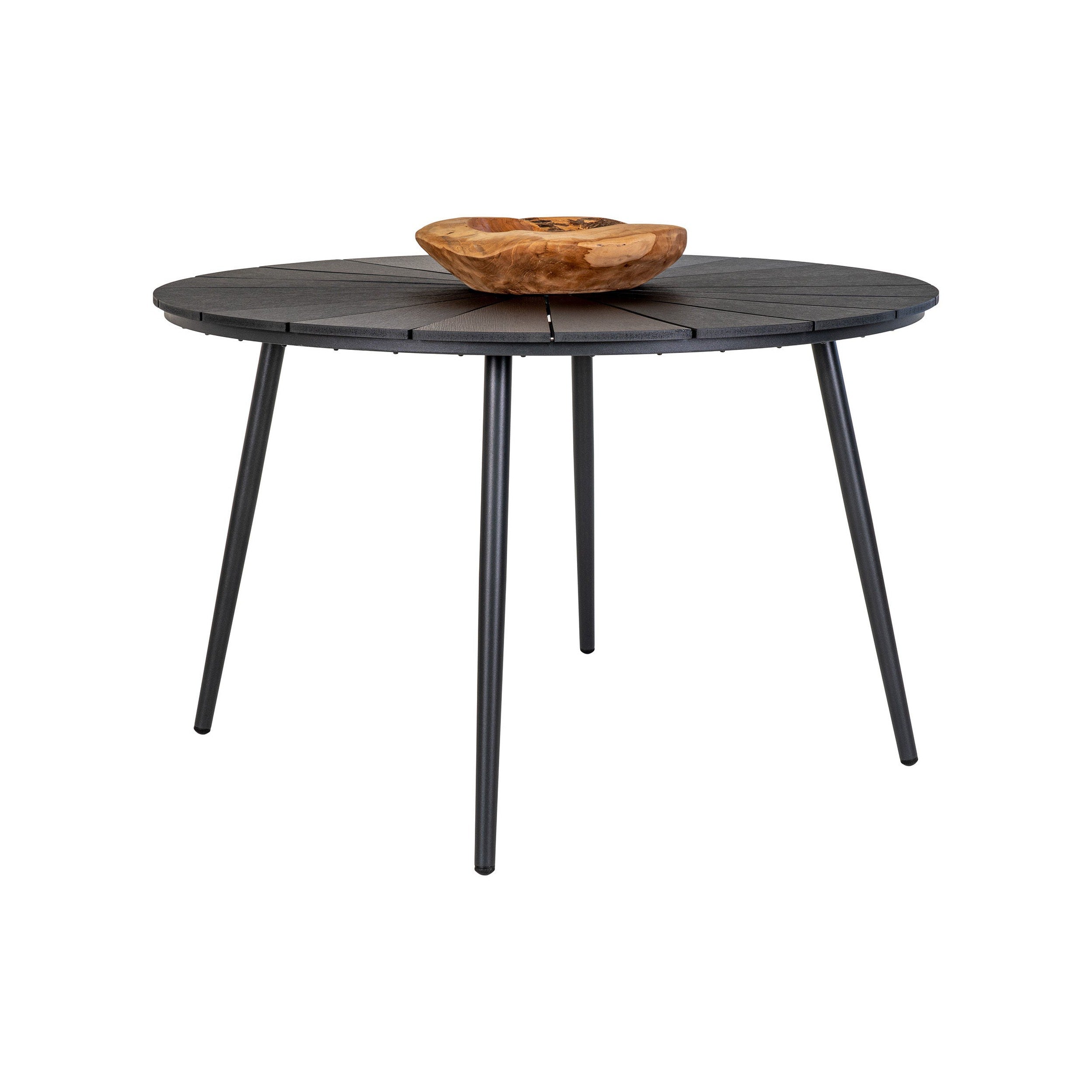 House Nordic Atlanta Dining Table In Nonwood, Black, ø120 Cm