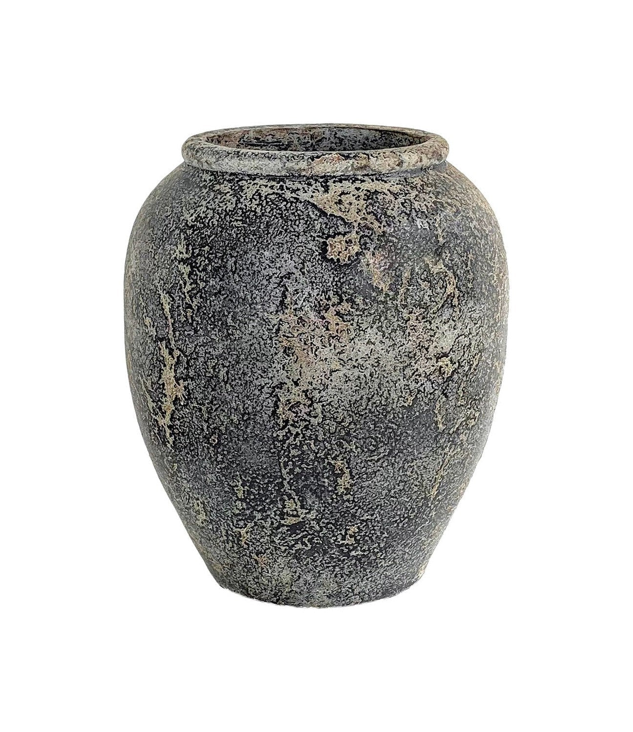 House Nordic Capelo Decoration Pot, Grey, ø44x49 Cm