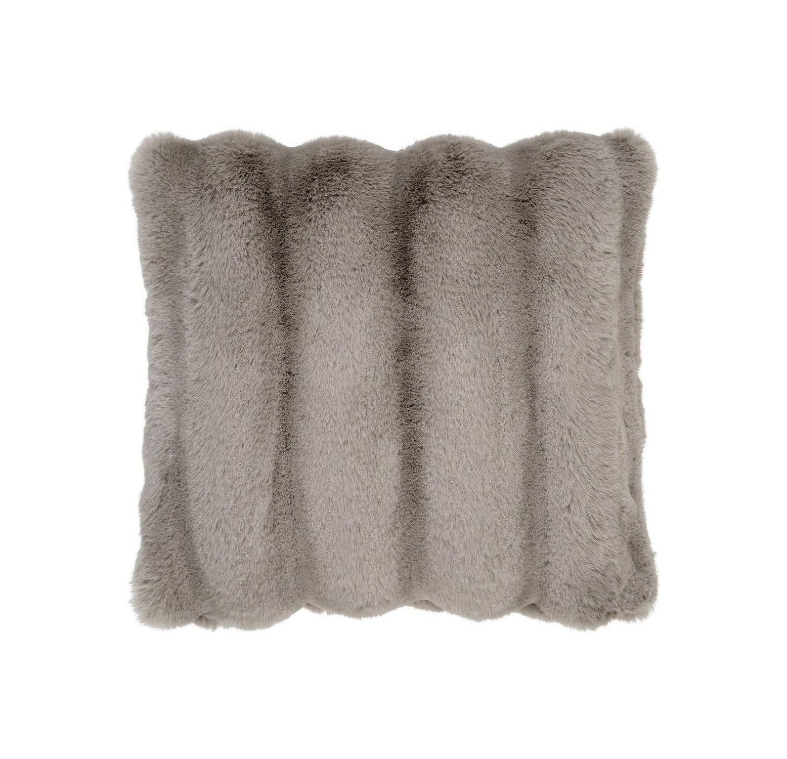 House Nordic Gelena Cushion, Artificial Fur, Beige, 45x45 Cm