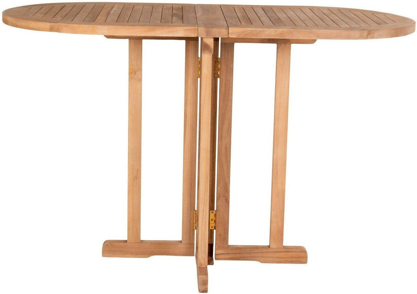 House Nordic Huelva Side Table In Teak Wood, Nature, 120x60x75 Cm