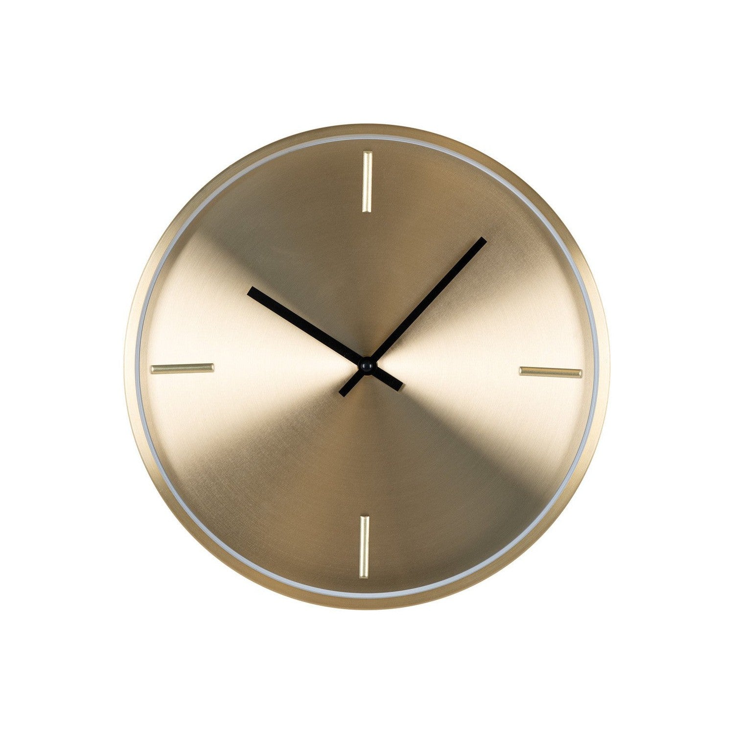 House Nordic Istanbul Wall Clock, Aluminium, Gold, ø30 Cm