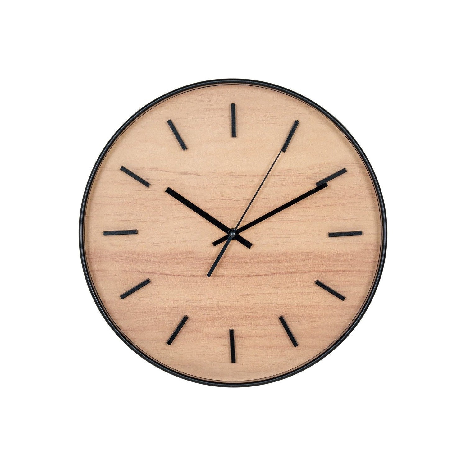 House Nordic Kensington Wall Clock, Black, Silent Movement, ø35 Cm