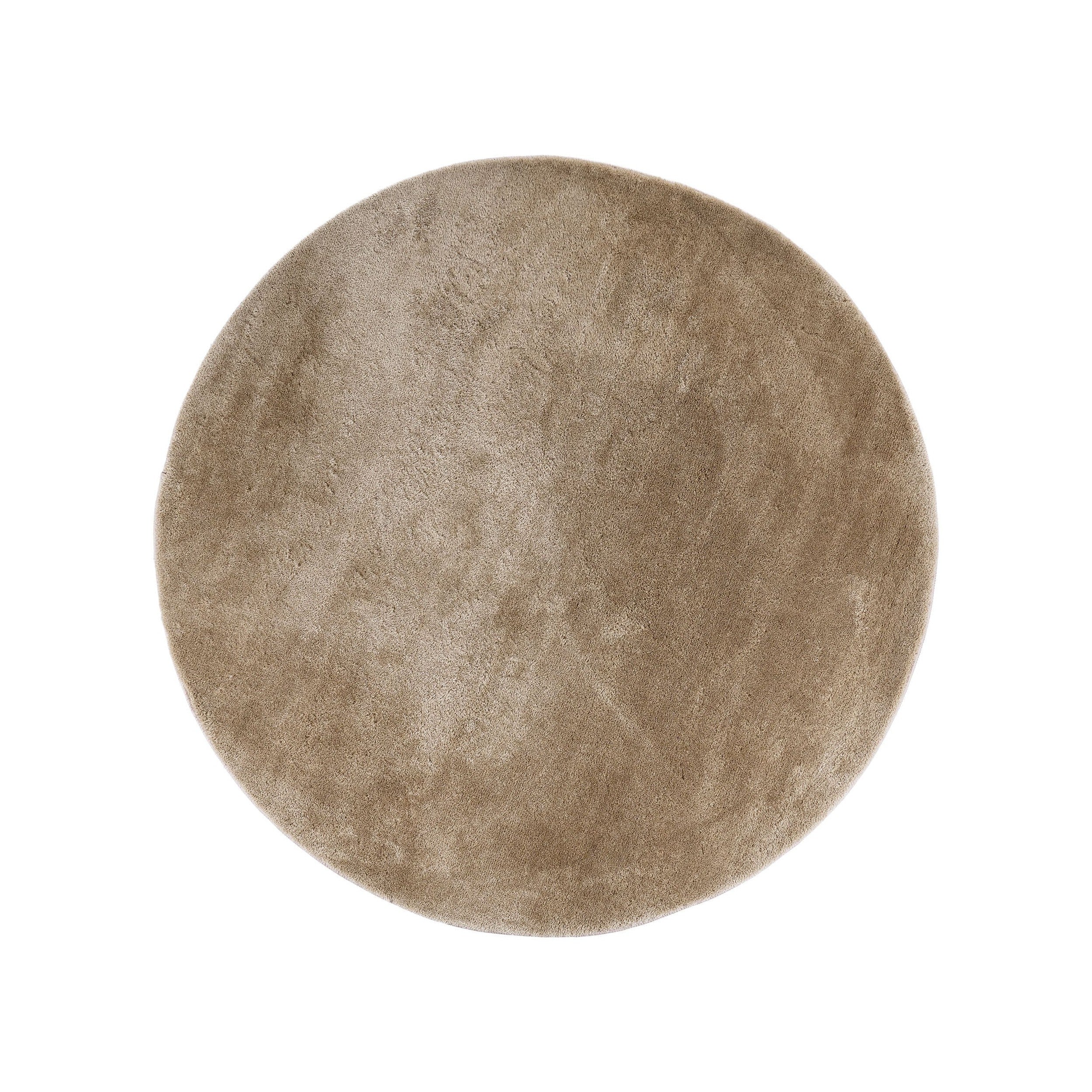 House Nordic Miami Rug, Round, Sand Color, ø160 Cm