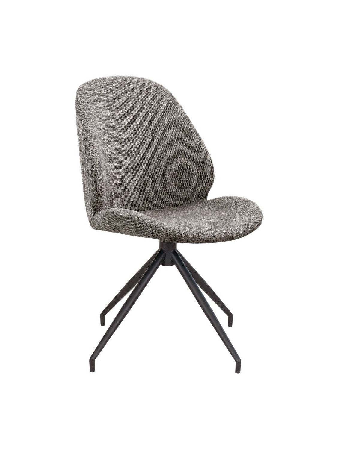 House Nordic Monte Carlo Dining, Swivel, Fabric, Stone With Black Legs, Hn1030