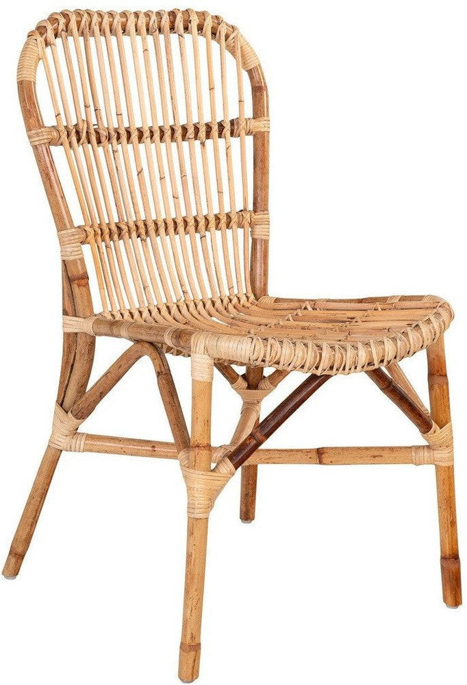 House Nordic Prado Chair In Rattan, Natural, 46x55x92 Cm