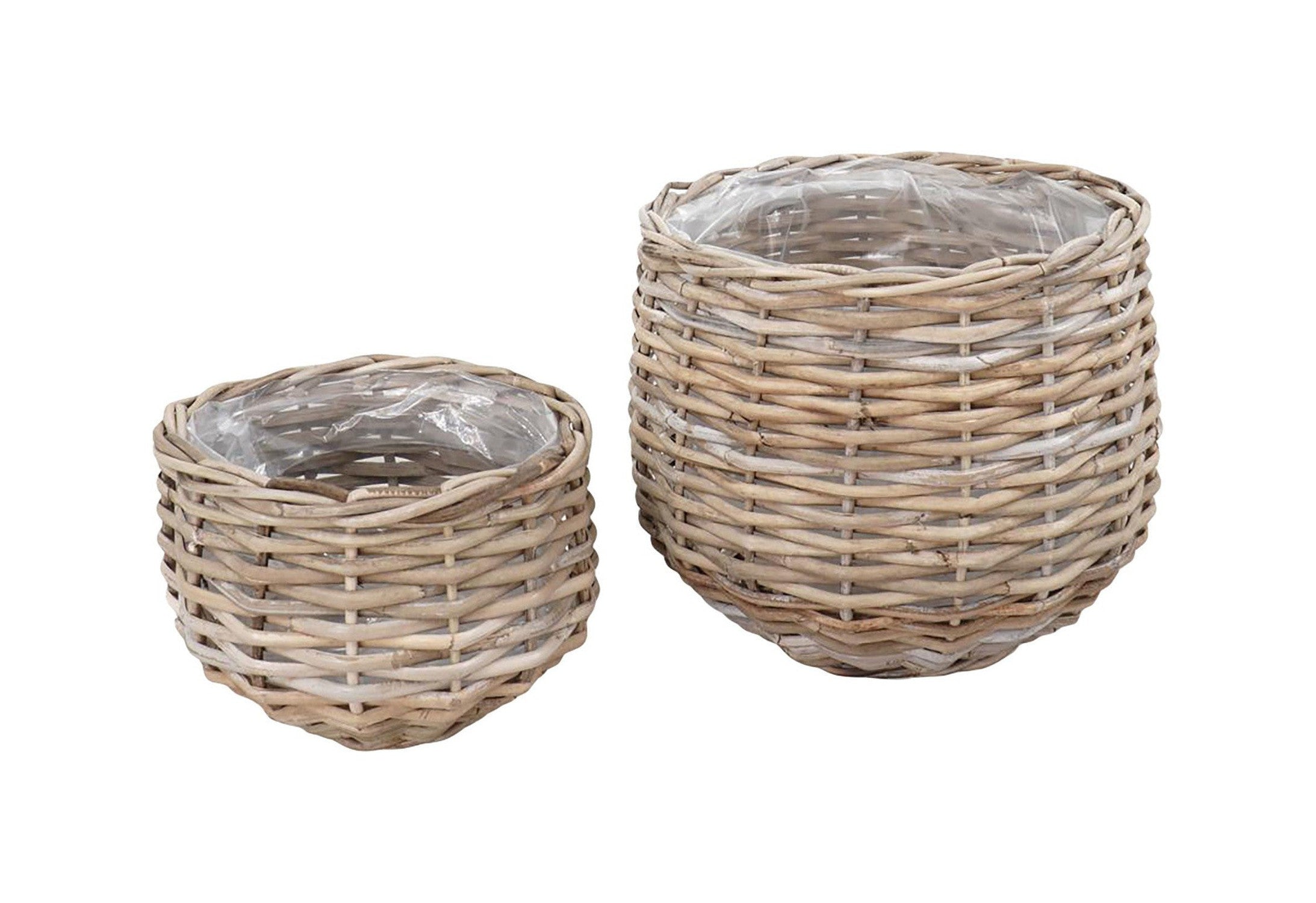 House Nordic Pulo Baskets, Kubu, Natural, Set Af 2