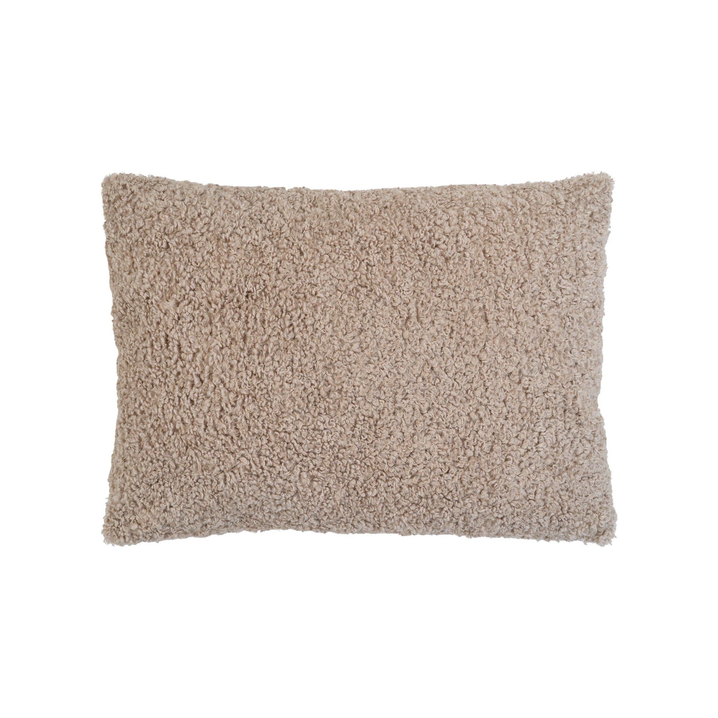 House Nordic Tavira Cushion, Grey Brown Bouclé, 45x60 Cm