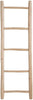 House Nordic Decoration Ladder In Teak Wood, Nature, 50x150 Cm