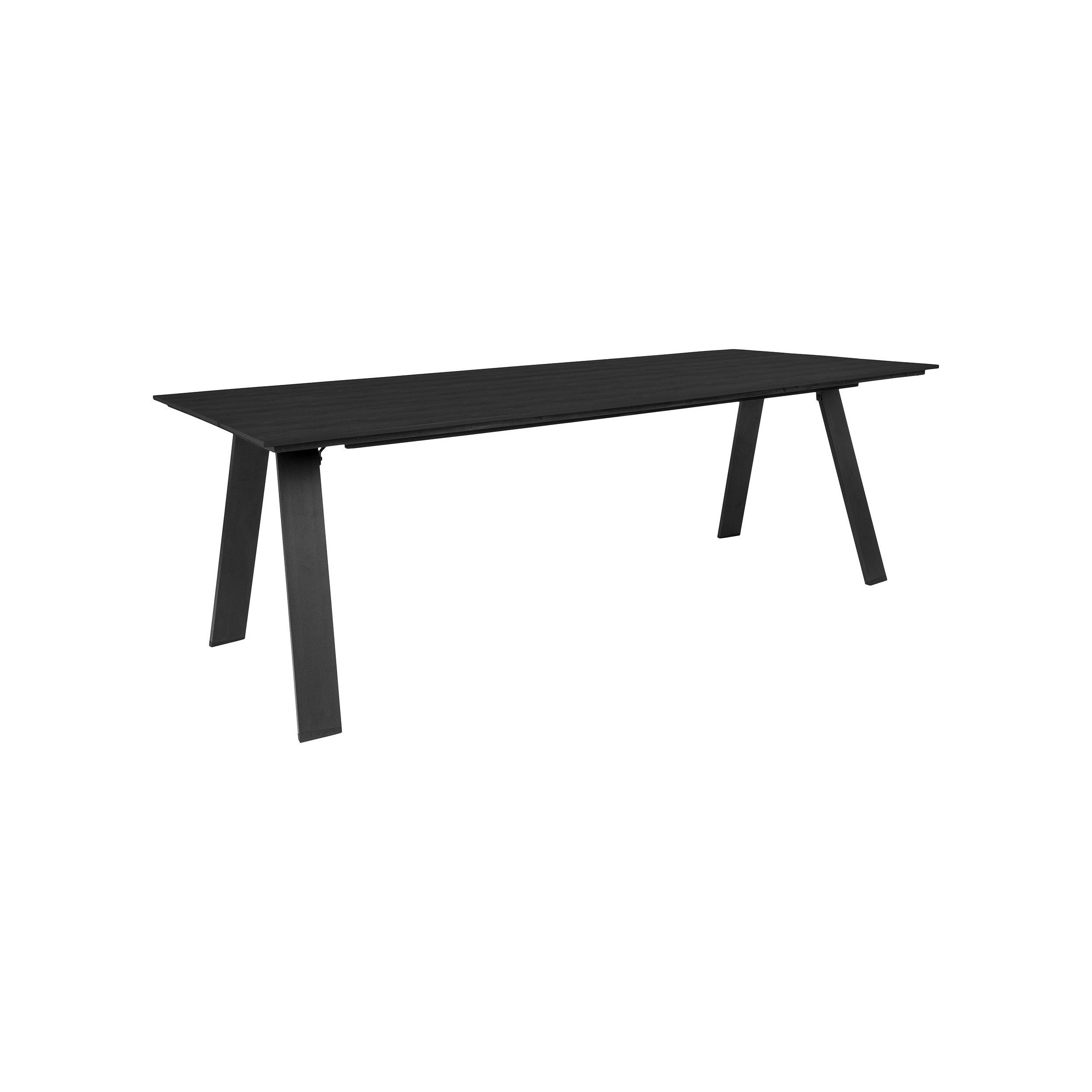 House Nordic Toronto Dining Table, Nonwood, Black, 100x220x74 Cm