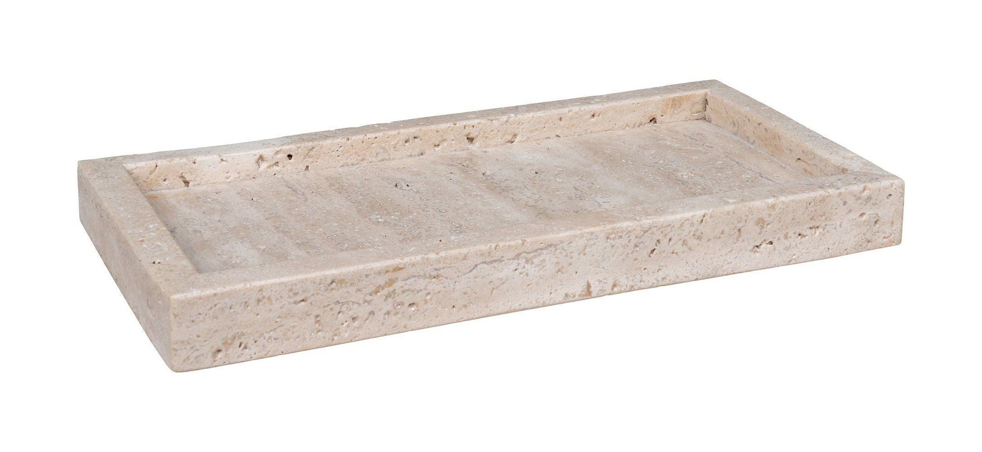 House Nordic Tray, Travertine, Natural, 30,5x15 Cm