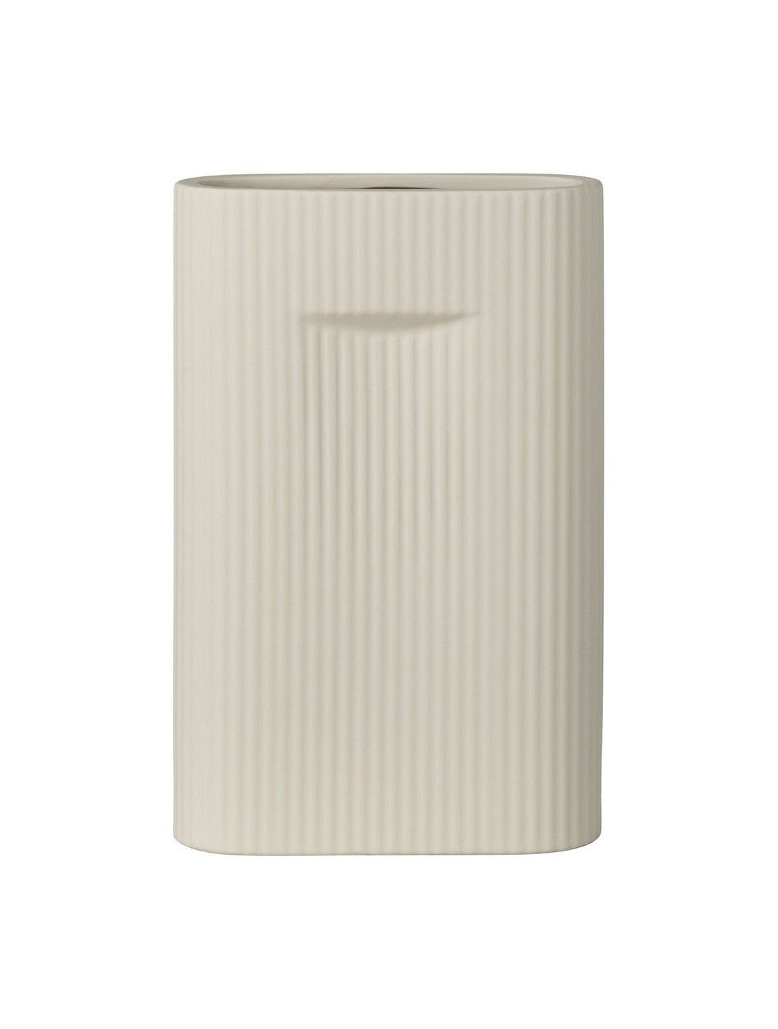 House Nordic Vase, Ceramic, Grey, 16,5x6,5x26 Cm