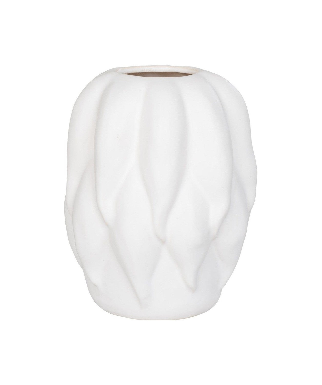 House Nordic Vase, Ceramic, Beige, 19,5x19,5x26 Cm