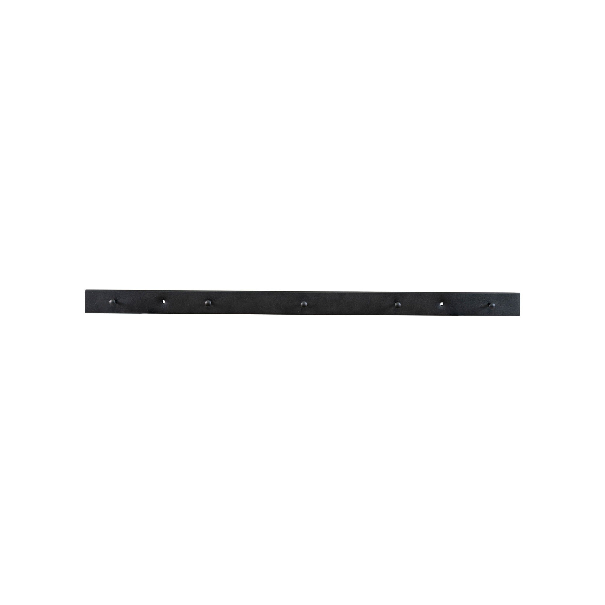 House Nordic Vita Coat Rack, Steel, Black, 70x4x4 Cm