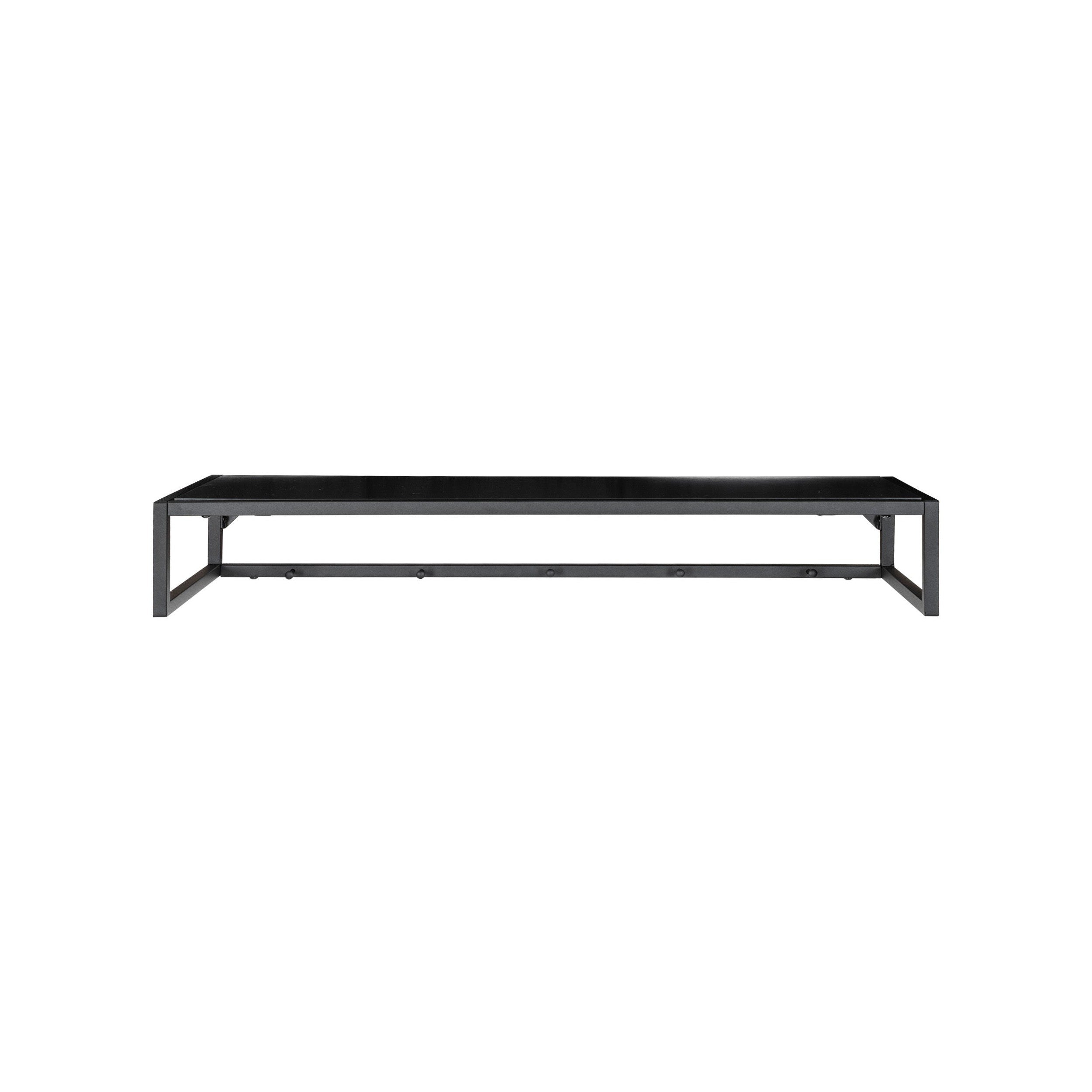 House Nordic Vita Hat Shelf, Black Shelf, Black Frame, 80x28 Cm