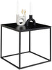 House Nordic Vita Side Table, Black, Black Frame, 45x45x45 Cm