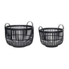 Hübsch Alchemy Basket Rattan Black Set på 2