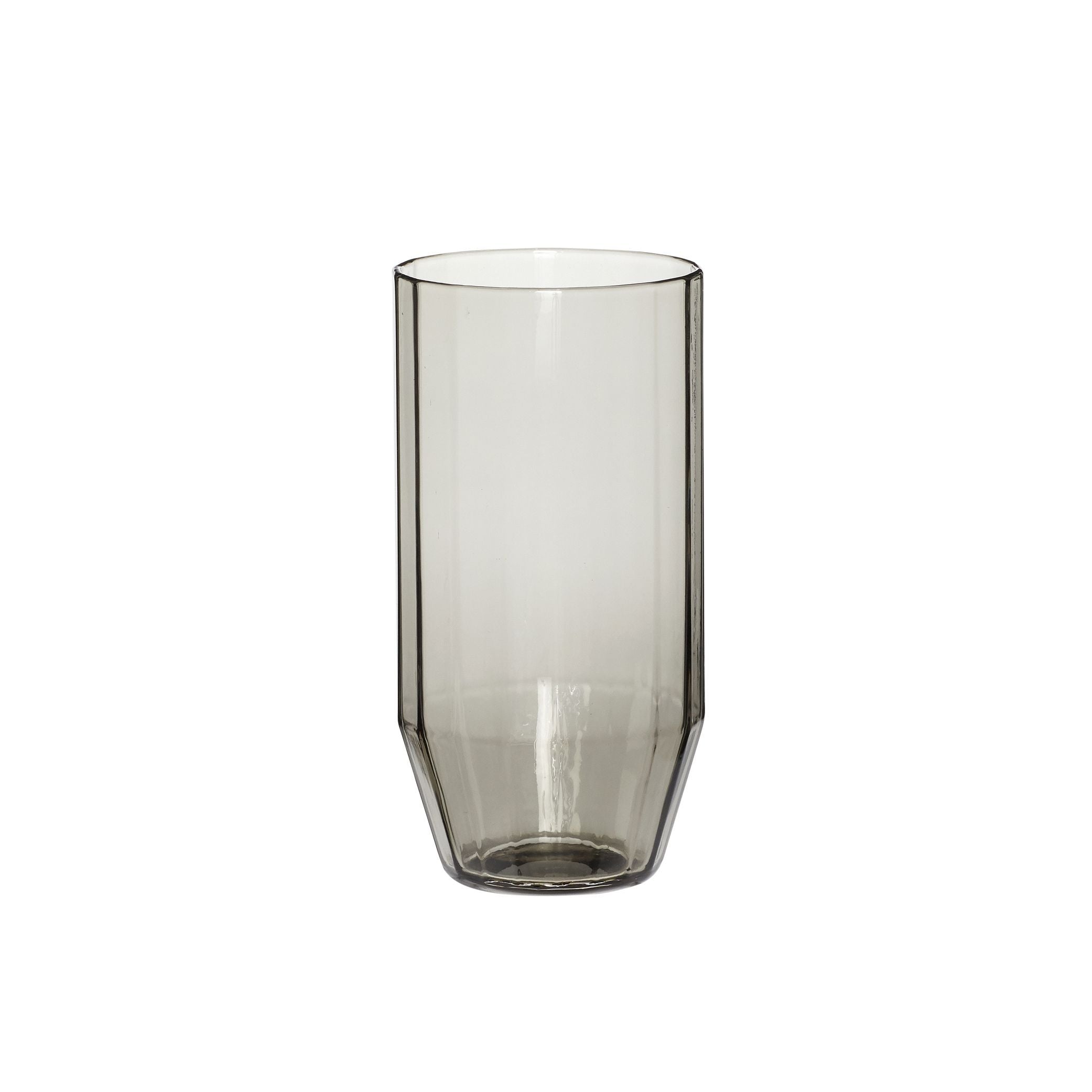 [product_category]-Hübsch Aster Drinking Glass, Grey-Hübsch-5712772101476-481205-HUB-1