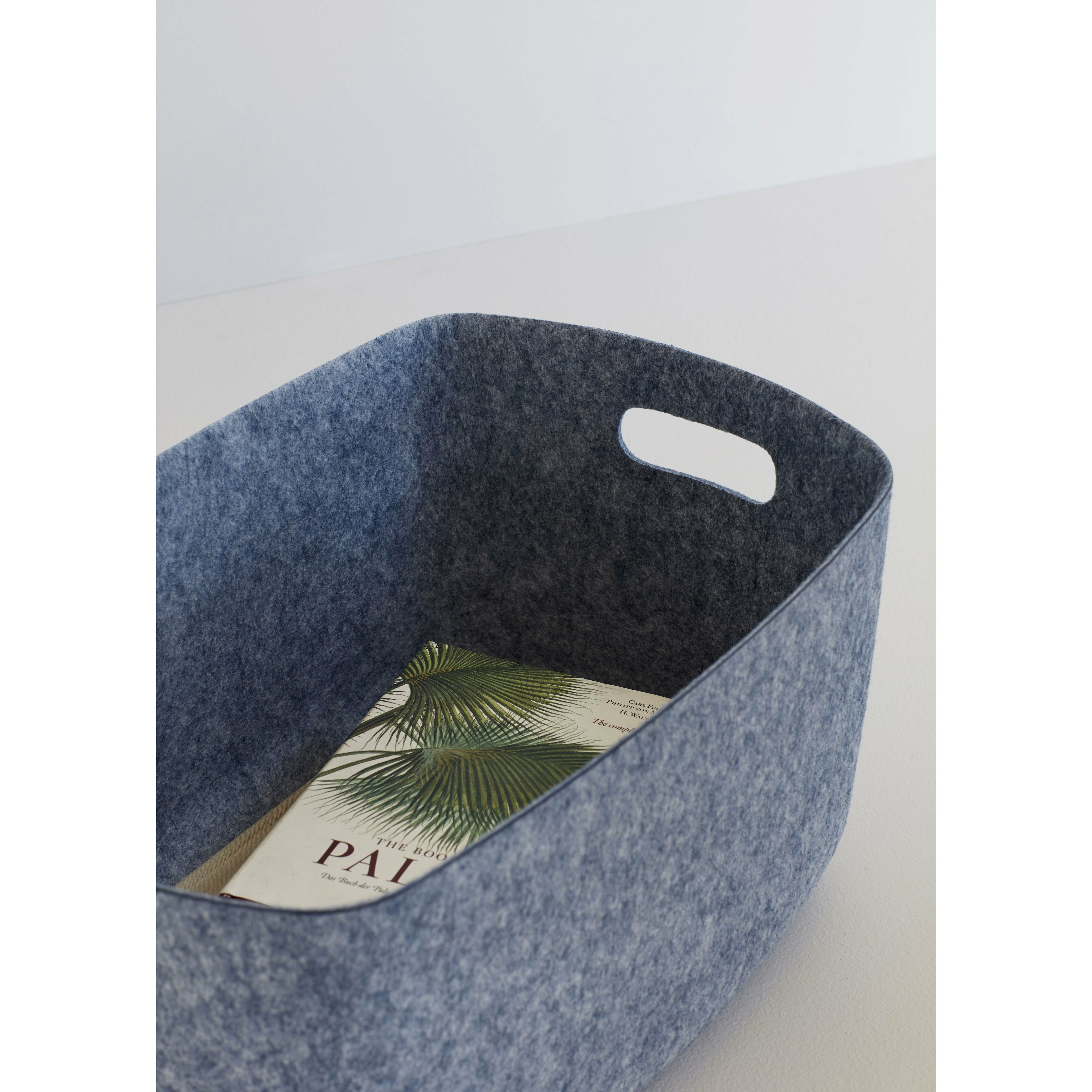 [product_category]-Hübsch Felt Baskets (Set Of 4), Blue-Hübsch-5712772070345-680903-HUB-3