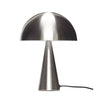 Hübsch Mush Table Lamp Mini, Nickel