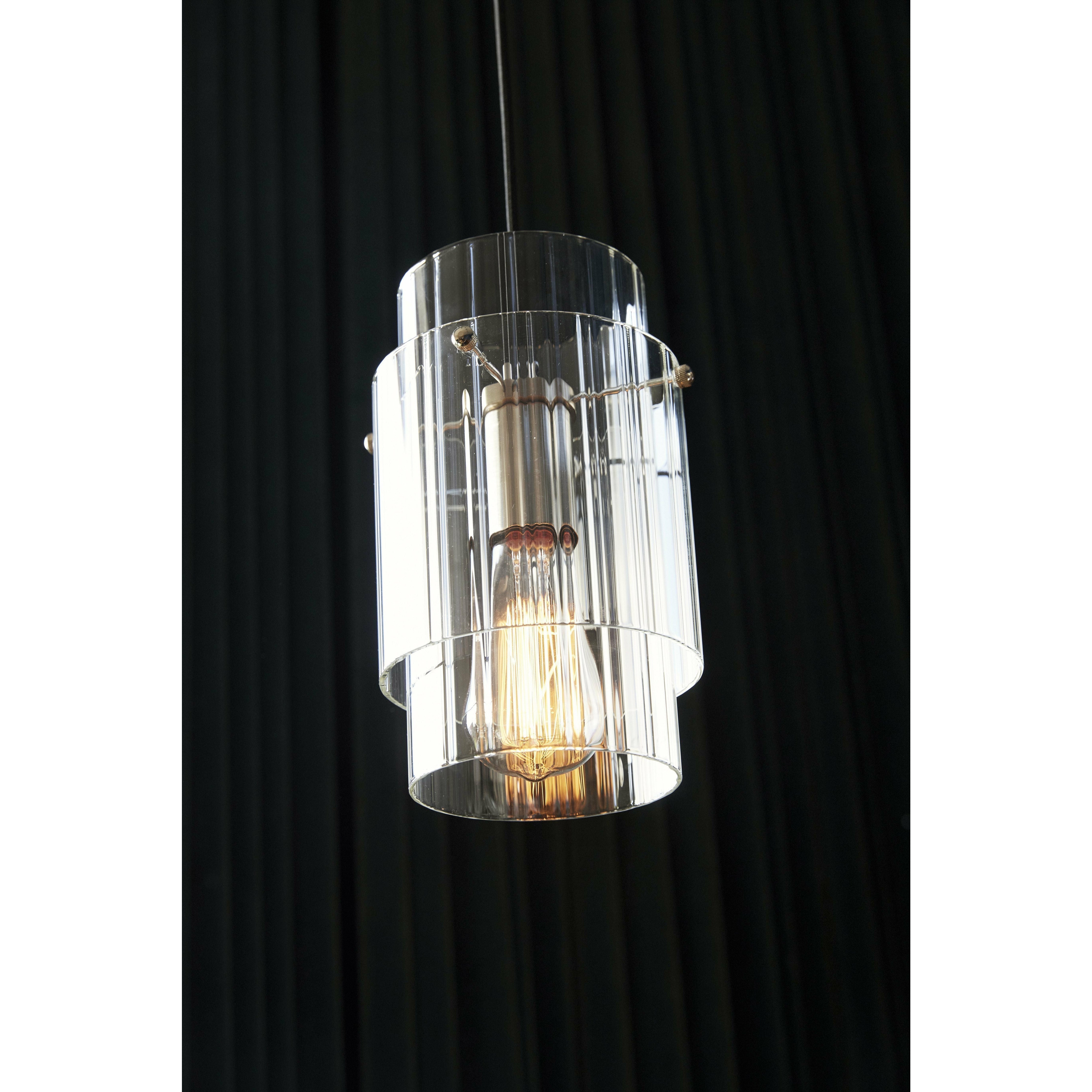 [product_category]-Hübsch Ripple Ceiling Lamp Small Clear-Hübsch-5712772102107-991202-HUB-3