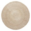 Hübsch Sage Rug Round Jute Natural