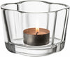 Iittala Aalto Tealight Holder Clear, 6cm