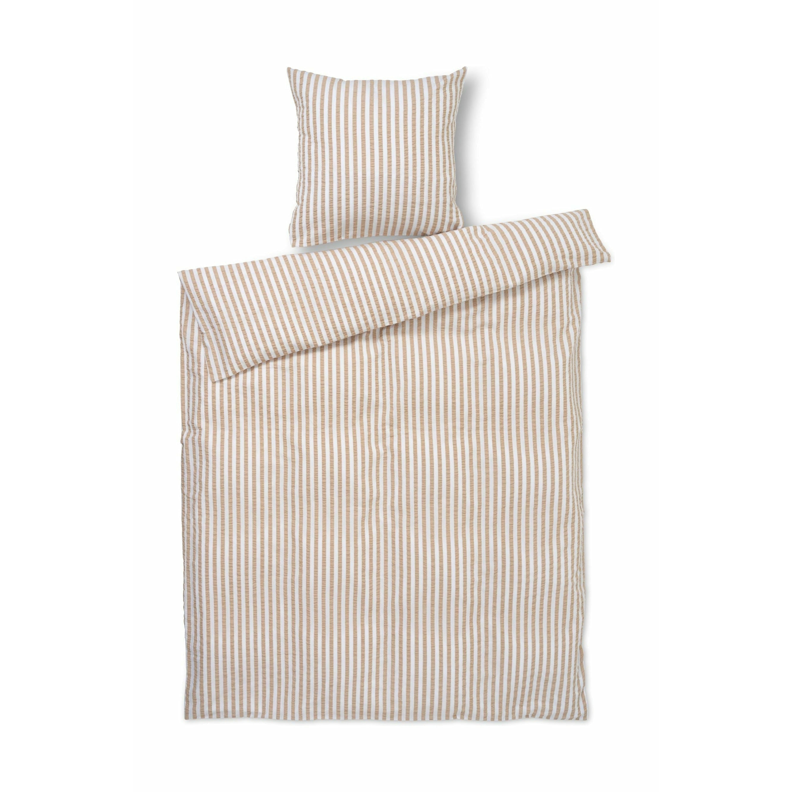 [product_category]-Juna Bæk & Bølge Lines Bed Linen 140x220 Cm, Sand/White-Juna-5713397366332-636633-JUN-1