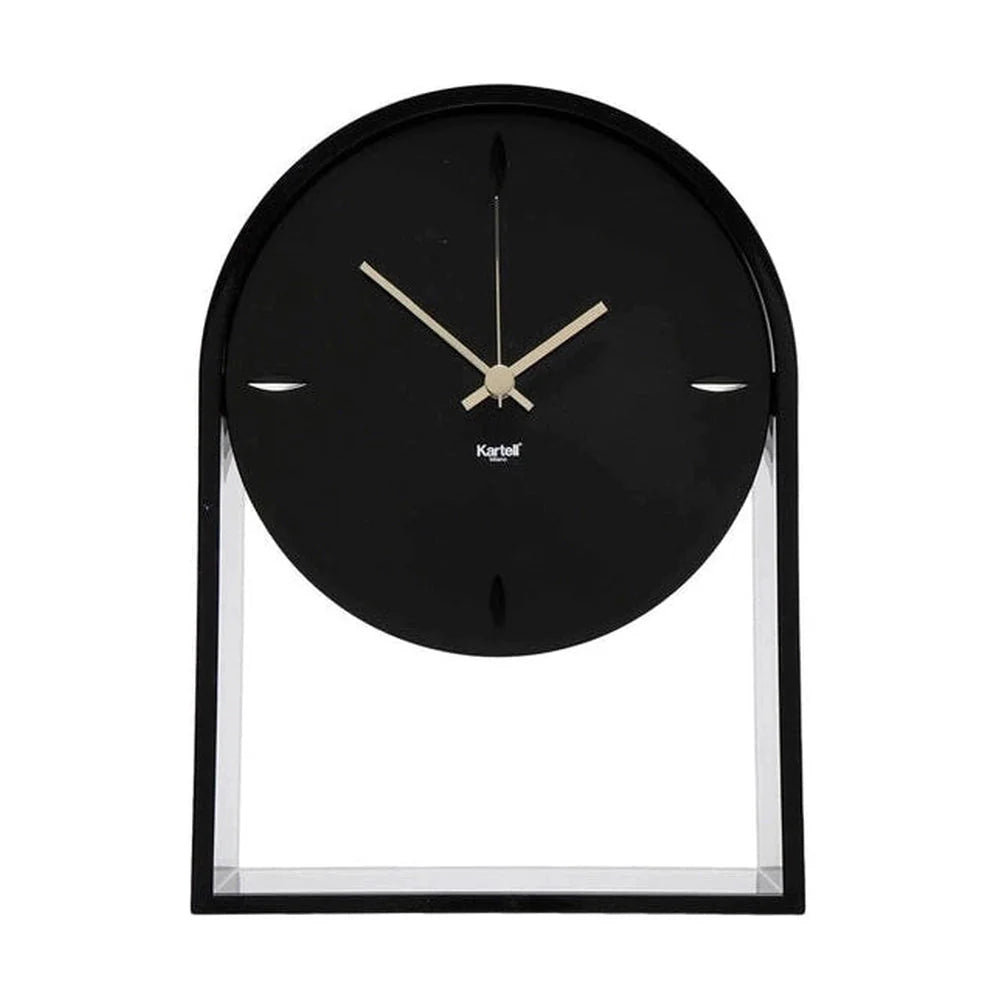 [product_category]-Kartell Air Du Temps Clock, Black-Kartell-8058967267532-0193009-KAR-1