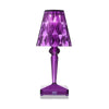 Kartell Batteribordlampe, Blomme