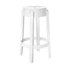 Kartell Charles Ghost Stool 65 Cm, White