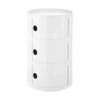 Kartell Componibili Classic Big Container 3 Elements, White