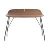 Kartell Earl of Wood Desk, Dark Wood/Black