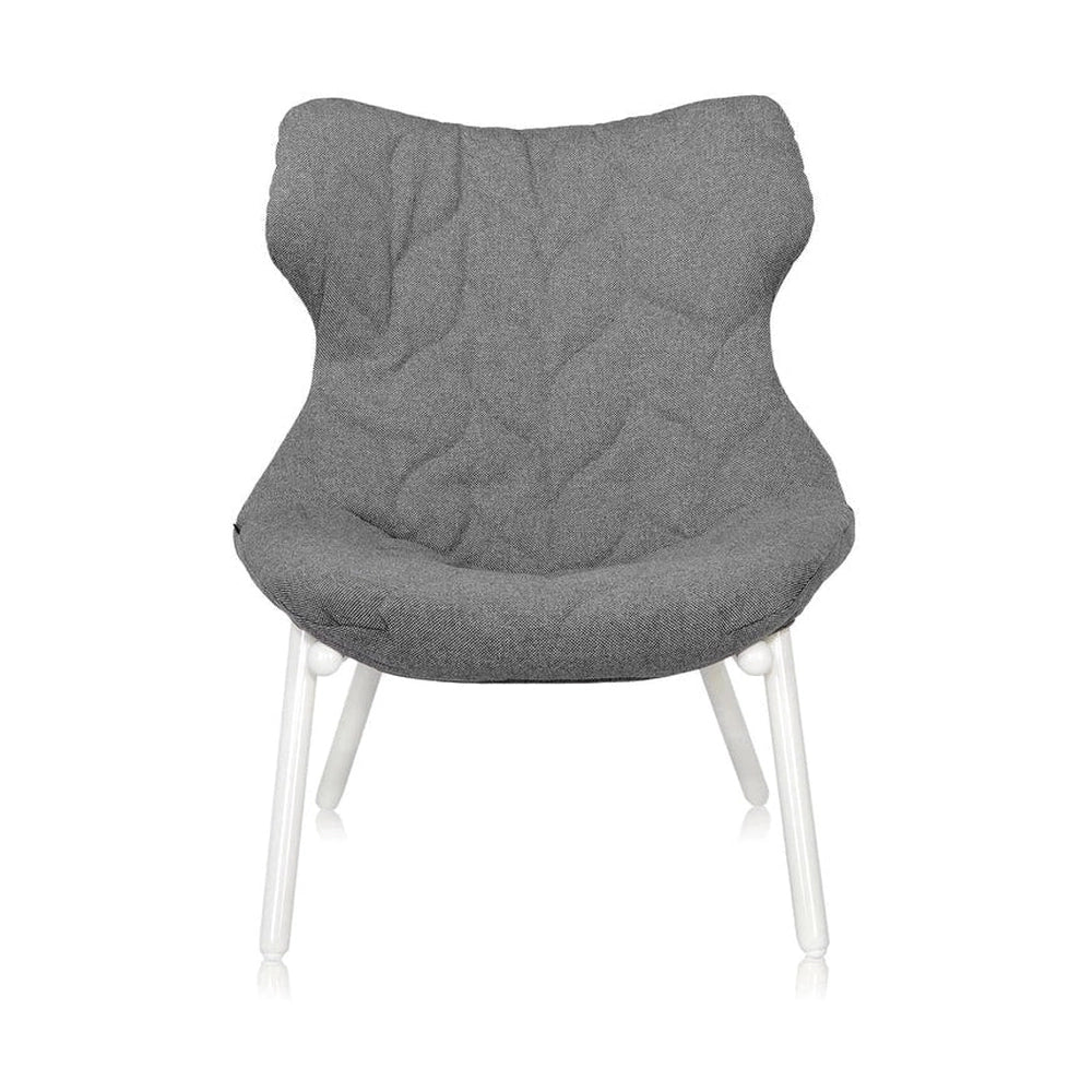 [product_category]-Kartell Foliage Armchair Trevira, White/Grey-Kartell-8058967182033-06086BC-KAR-1