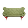 Kartell løv sofa Trevira, rød/grøn