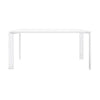 Kartell Fire skrivebord 158x79 cm, hvid/hvid