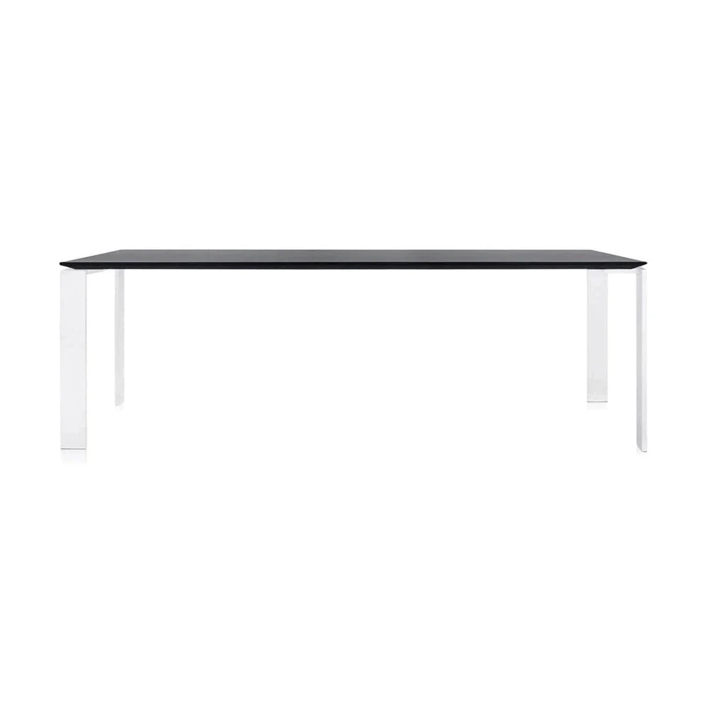 [product_category]-Kartell Four Desk 223x79 Cm, White/Black-Kartell-8058967045352-0452483-KAR-1