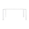 Kartell Four Soft Touch Desk 158x79 cm, hvid/hvid