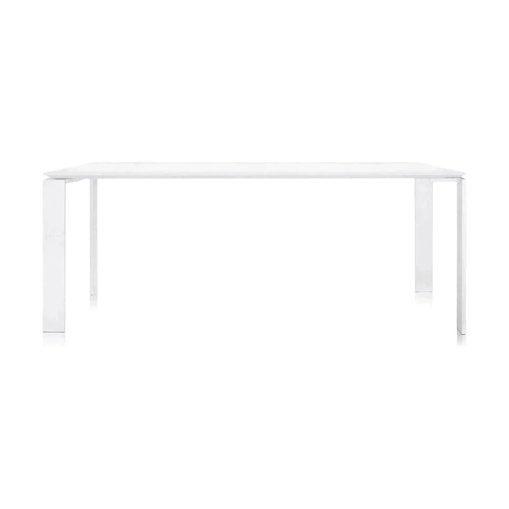 [product_category]-Kartell Four Soft Touch Desk 190x79 Cm, White/White-Kartell-8058967225389-0450382-KAR-1