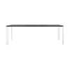 Kartell Fire Soft Touch Desk 223x79 cm, hvid/sort